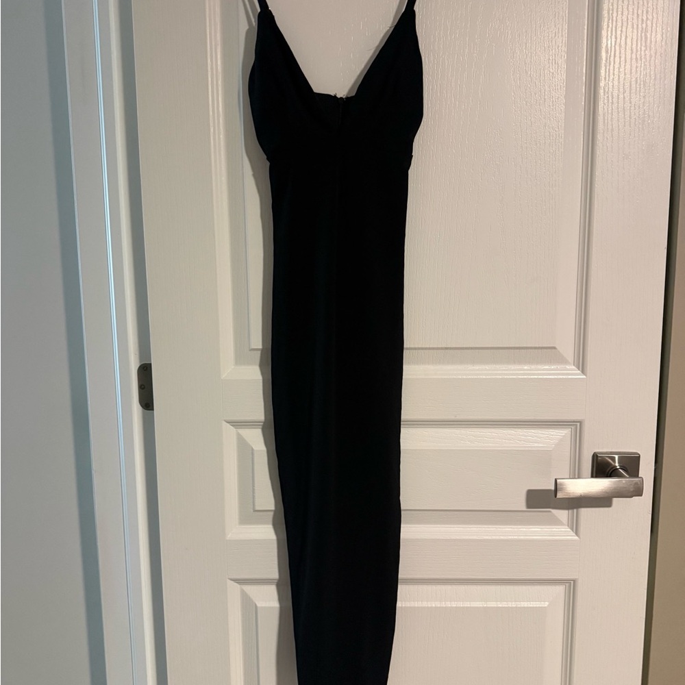 Revamped Classic Black Maxi Dress